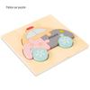 Wooden 3D Puzzle for Early Education: Infant & Toddler Intellectual Development, Hand-Eye Coordination Toy for 1-3 Year Old Boys & Girls