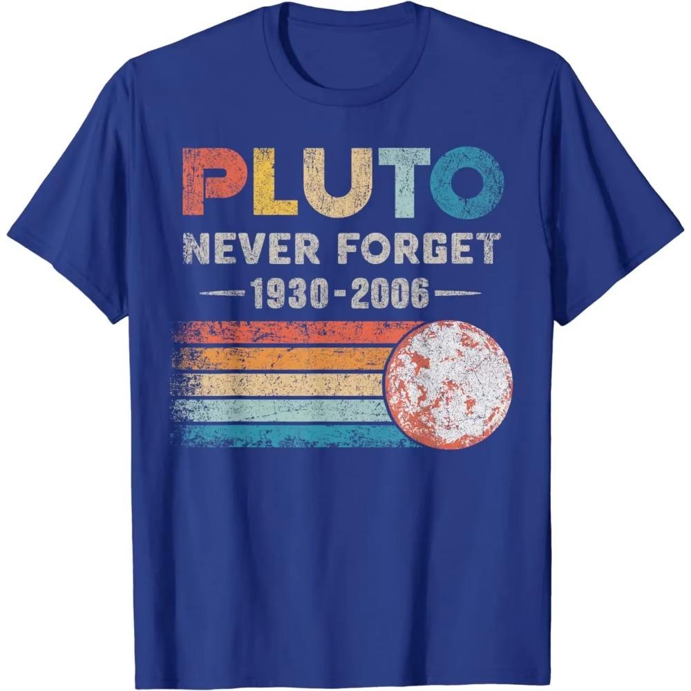 Vintage Never Forget Pluto Funny Retro Astronomy Space T-Shirt