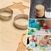 12Pcs Ceramic Dotting Baking Indentation Molds Tool Stainless Steel Pottery Clay Cutter 3mm-32mm Cookie Fondant Cutter