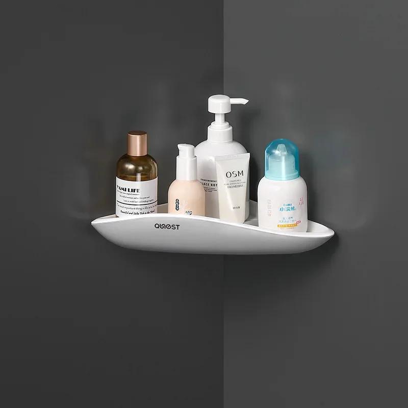 Shower Organizer Corner Shelf, Bathroom Shelves on Wall, Plastic Bathroom Organizer and Storage, Bathroom Rack Storage Shelf