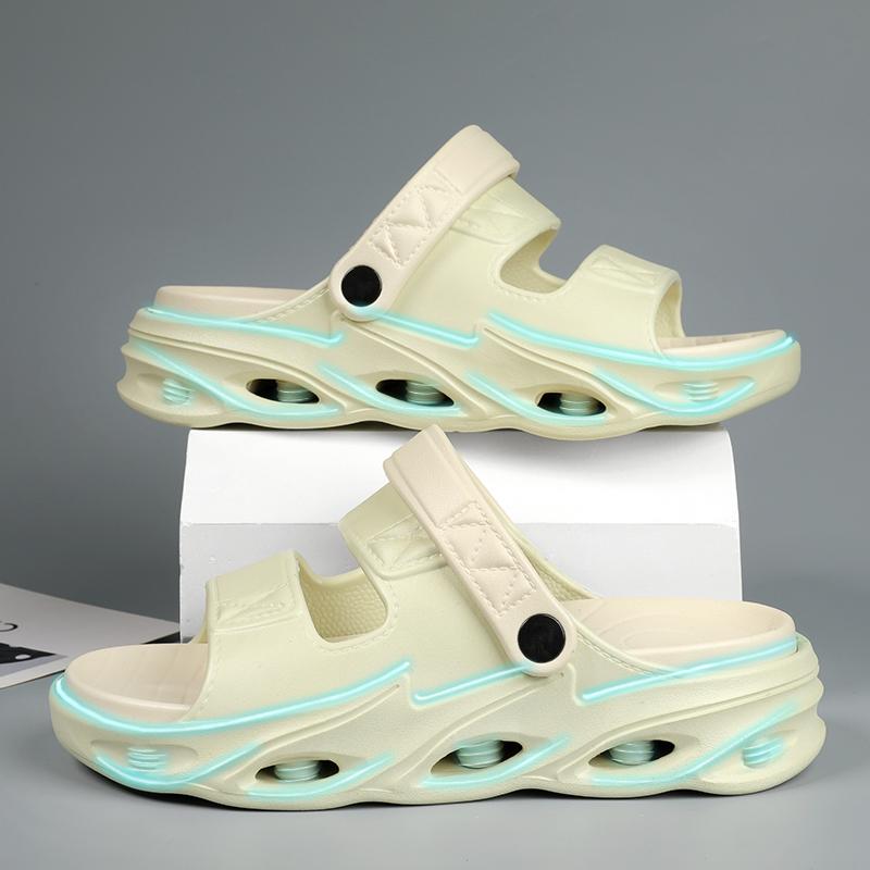 Fashion 2025 New Men's Massage Slippers Indoor Outdoor Sandals Beach Comfortable Soft Slides Clogs Casual Shoes Men Women Home Slippers