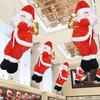 Merry Christmas Hanging Santa Claus Climbing Rope Doll Pendant Christmas Tree Ornament Xmas Decorations Pendant