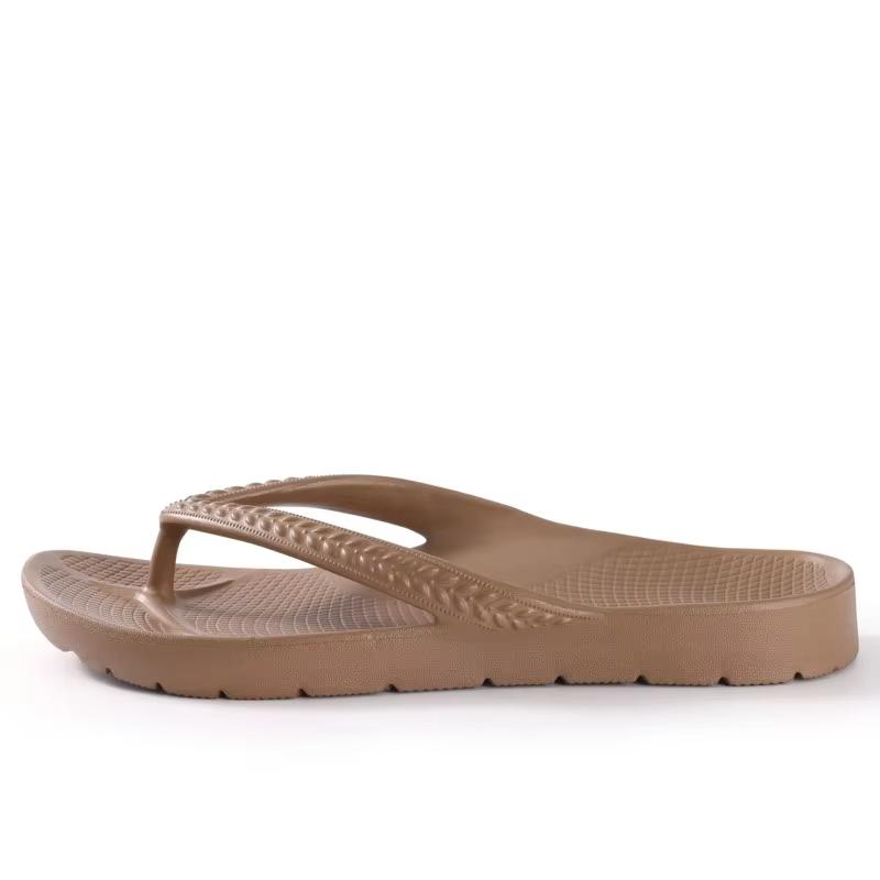 Fashion Shevalues Summer Women's Flip Flops With Arch Support Fashion Soft Insole EVA Beach Slippers House Sandals For Plantar Fasciitis