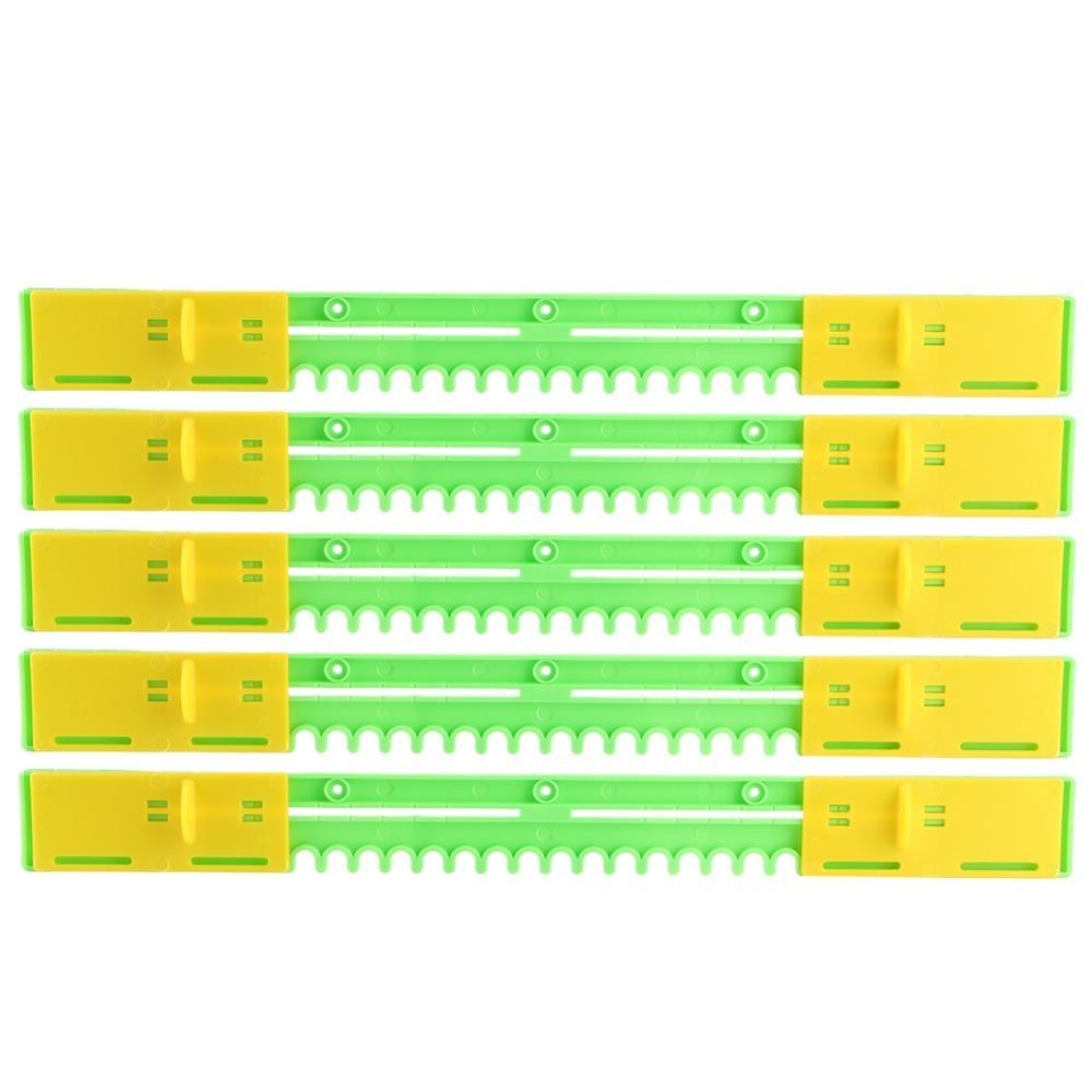 

5Pcs Yellow Beehive Entrance Reducer Durable Beehive Reducer Guards Beehive Mouse Guard Beekeeping 5Pcs