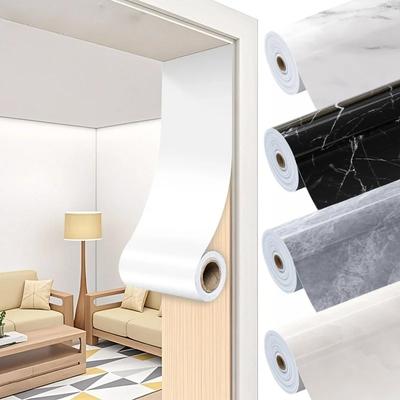 1 Roll Self-Adhesive Wood Grain Vinyl Repair Stickers Suitable for Door/Window Frames-Peel-and-Stick Overlay for /Scuffed Edges