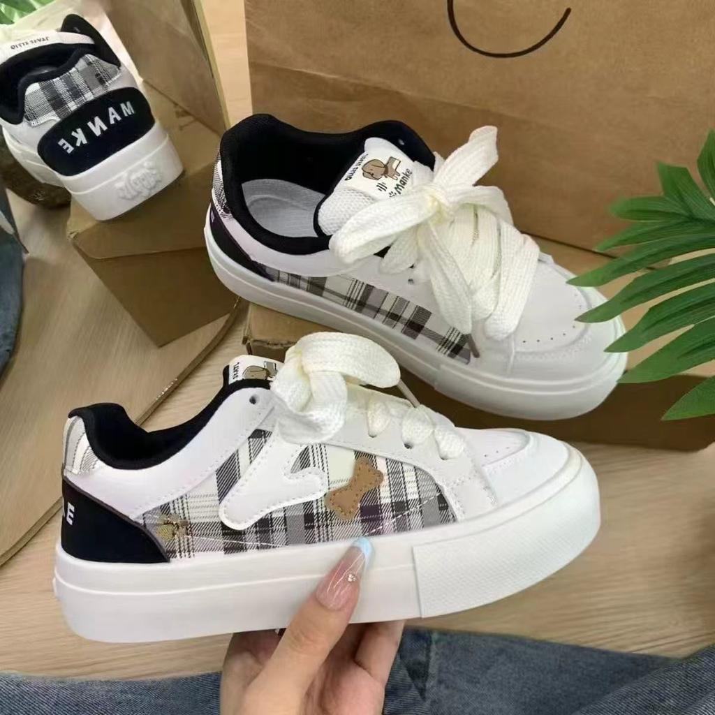 Low-top Color-matching Board Shoes 22 Autumn New Comfortable and Breathable Mesh Soft-soled Sports Shoes