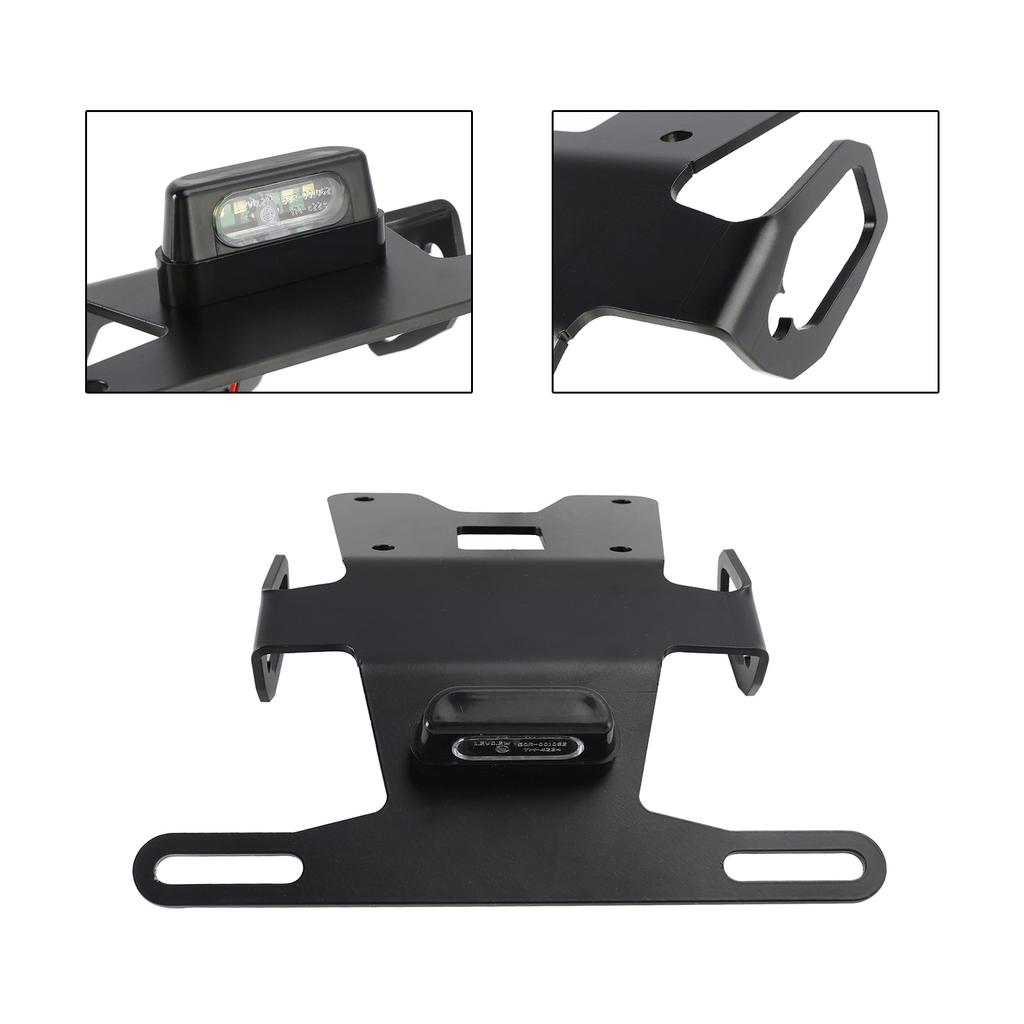 Aluminum Alloy License Plate Holder Frame Bracket Fit for KAWASAKI Z650RS 2022-2024