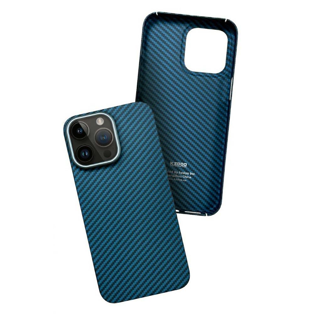 KZDOO For iPhone 16 Pro Max Case Aramid Fiber Anti-Drop Phone Cover