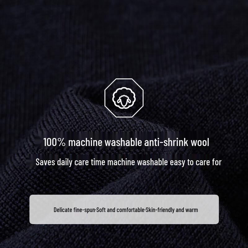 EMZ Erdos Men's Fine Merino Wool V-Neck Sweater Vest