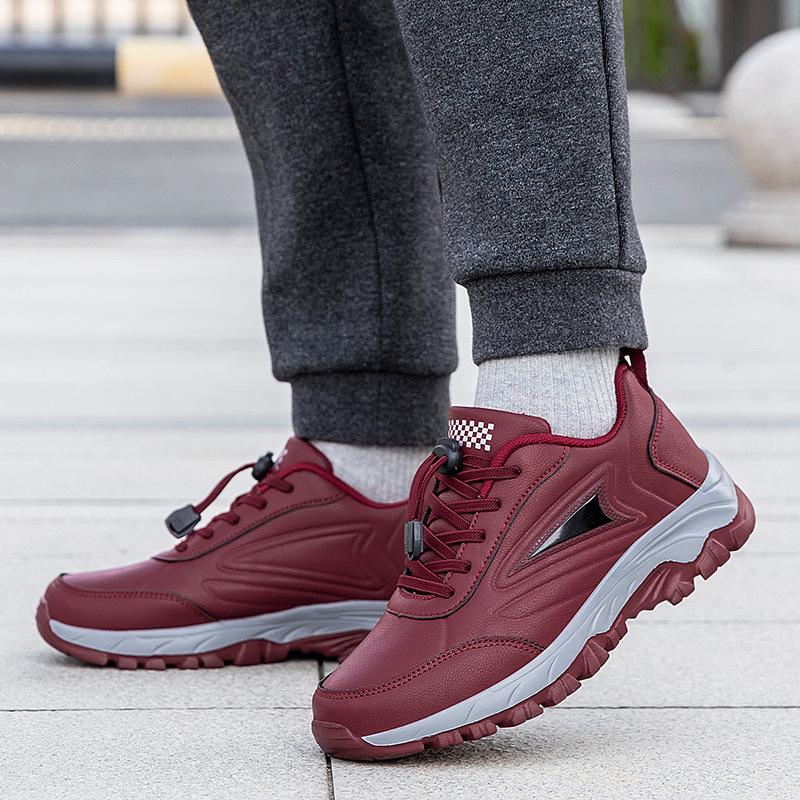 Walking shoes, sports shoes, foot mother shoes, autumn leather surface