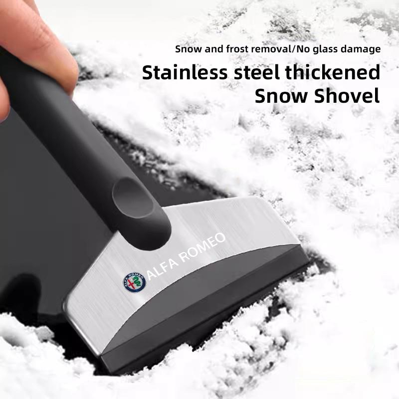 For Alfa Romeo Giulia Stelvio Giulietta 156 159 147 Mito Tonale Brera D Car Snow Shovel Defrosting Ice Scraper Tool Snow Removalfgh2