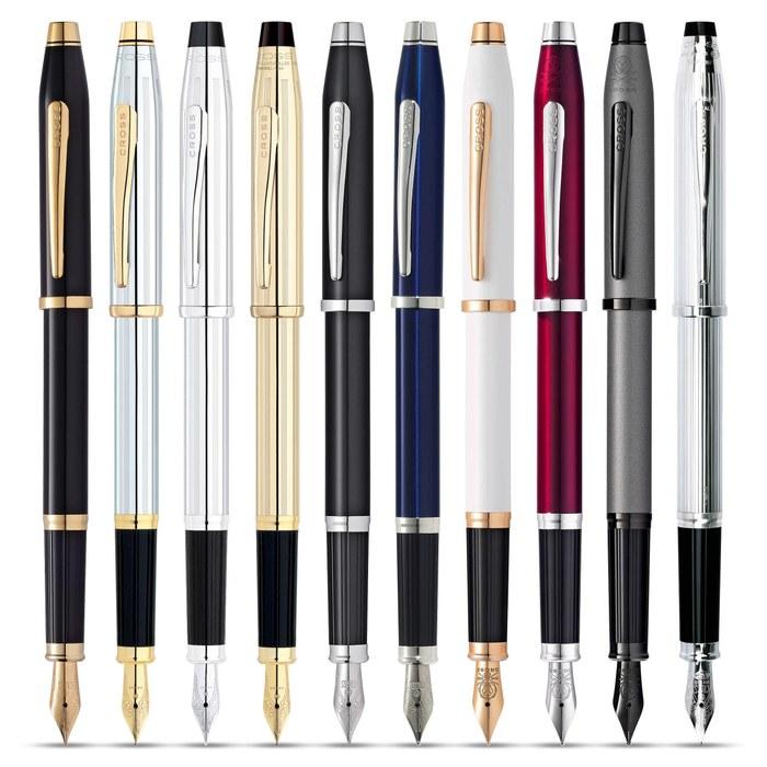 Cross Century II Fountain Pen - Gunmetal Gray - Premium Gift Box - Fine Nib