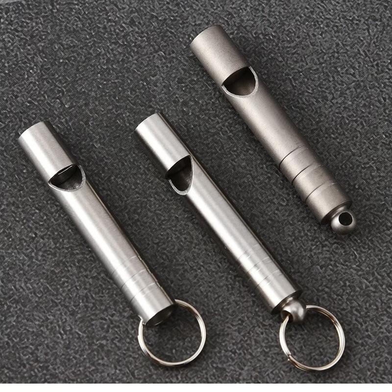 Brangdy Titanium Single-Tube Whistle (5-Pack)