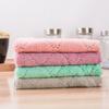 Scouring Pad Cleaning Towels Microfiber Dishcloths Washcloth New Kitchen Rags  House Kitchen
