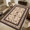 Off White Retro Ethnic Style Non-slip Fluffy Rug Decoration Living Room Washable Soft Carpet Large Area Short Velvet Floor Mats
