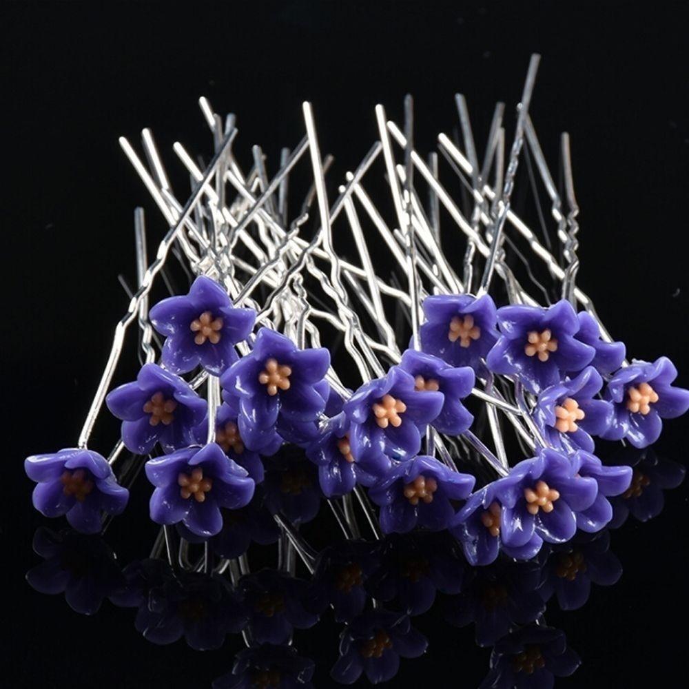 Gorąca Moda 10 sztuk Prezentów Kobiety Dziewczyny Klips do Włosów w Kształcie Litery U Ślubne Ozdoby do Włosów Spinka Kwiaty Wsuwka Patyczek