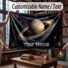 Abstract Personalized Theme Throw Blanket Custom Name Text Personalized Blanket Soft Cozy Blanket for Home Sofa Bed