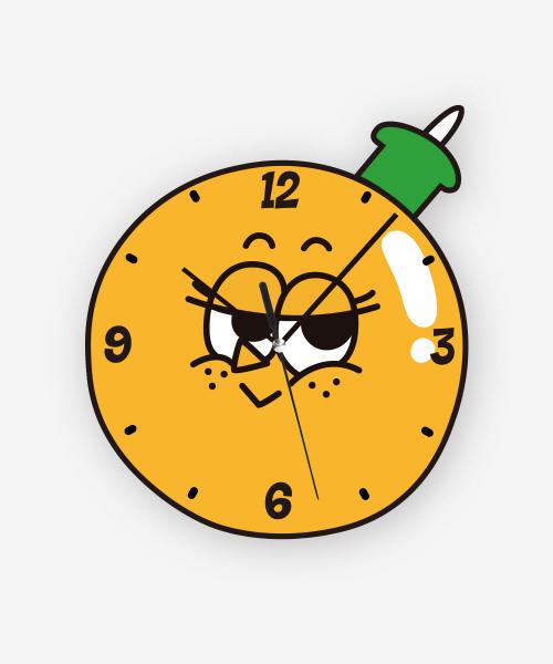 [Balloon Friends] Balloon Friends Range Face Silent Wall Clock with Second Hand NONE