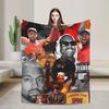 Kanyes Wests Blanket Super Soft Warm  Throw Blankets for Bed 50x60 Inch Multiple Sizes Rug Piece