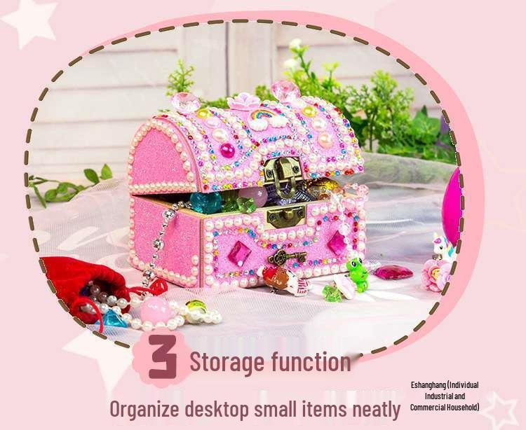 DIY Mystery Egg Puzzle Treasure Chest: Creative Wooden Storage Box & Lucky Bag Gift for Kids