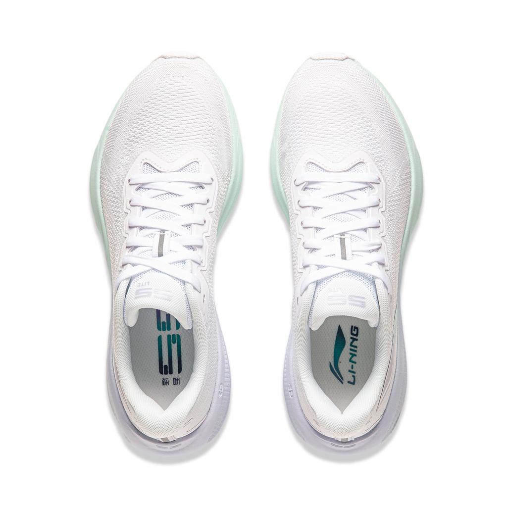 New LiNing Wuyue 2.0 Cushioning, Slip Resistant, Abrasion Resistant, Breathable Low Top Casual Running Shoes Women's White ARSU010-5