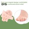 1 Paar Zehentrenner aus Silikon für Frauen, Zehenspreizer, Pads zur Linderung von Fußschmerzen bei Ballenzehen, Plantarfasziitis, atmungsaktiv, rutschfest, unterstützend, für den Ballen