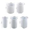 3D Cylinder Candle Mold DIY Silicone Candle Mold Cake Resin Molds 3D Art Wax Candle Making Mould Silicone Handmade Soap Molds