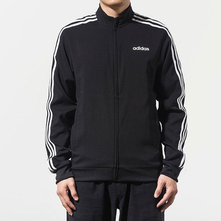Adidas Jackets Men's Black Stand Collar Moderate Other DQ3060-