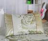 Washable Ice Silk Cool Pillowcase 48x74cm - Breathable, Sweat-Absorbent Summer Rattan Mat for Students
