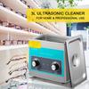 Knob Ultrasonic Cleaner 3L 40kHz Ultrasonic Cleaning Machine Knob Control Sonic Cleaner 304 Stainless Steel Ultrasonic Cleaner Machine with Heater &