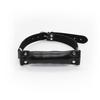 Adult SM Leather Gag Muzzle with Sponge Mouth Plug