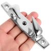 Marine Deck Chocks Pair in 316 Stainless Steel with Smooth Rope Guide Channel and Countersunk Mounting Holes Set
