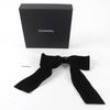 Great CHANEL hair accessory black Women 24V AA8557 Used