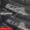 RHD FOR TOYOTA HILUX 2026 2027 ABS CarbonFiber door armrest window rise switch glass control swtich panle Interior Accessories