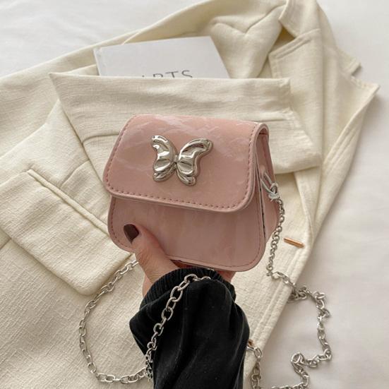 Women Mini Crossbody Bag Sling Bag with Chain Shoulder Strap Girls Elegant Crossbody Handbag for Shopping Dating Parties