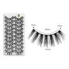 10 Pairs 3D Soft Mink Hair False Eyelashes Crisscross Thick Long Eye Lashes  Women's Beauty