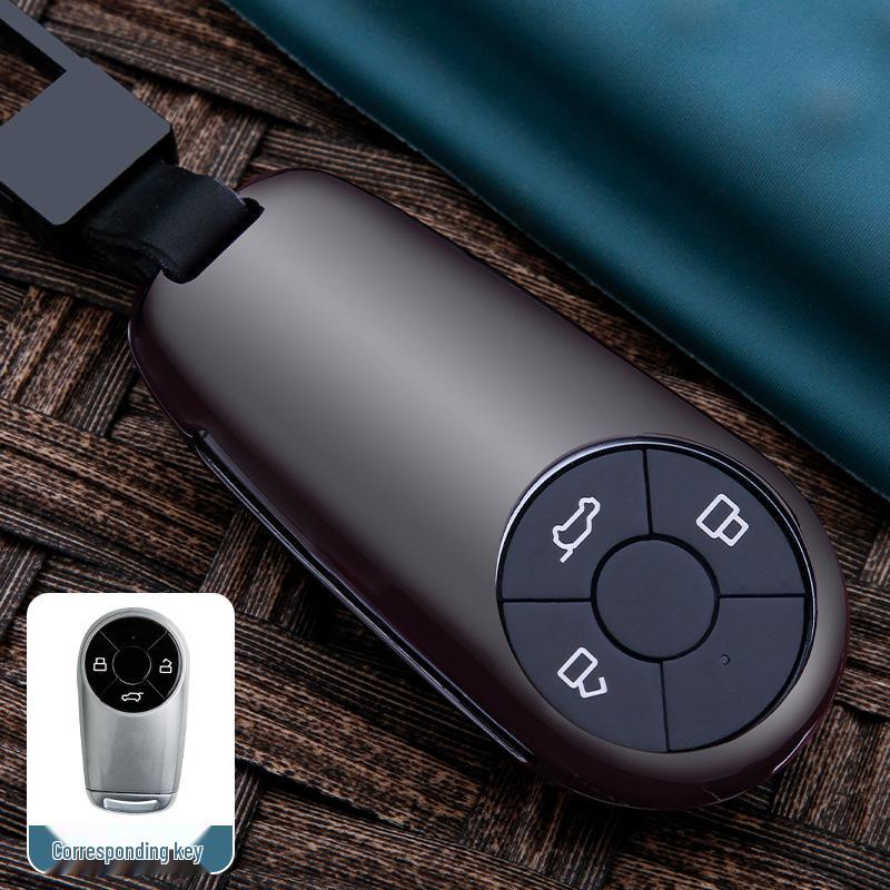 

Metal Key Cover for 2021 Great Wall ORA White Cat, Good Cat, Ballet Cat - Protective Car Key Case