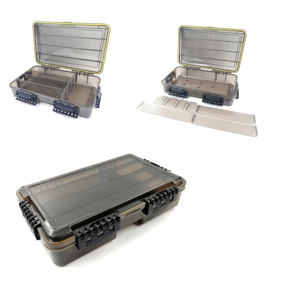 

Водонепроницаемый ящик для хранения рыболовных принадлежностей, съемный ящик для рыболовных снастей, ящик для рыболовных снастей, хранение приманок L