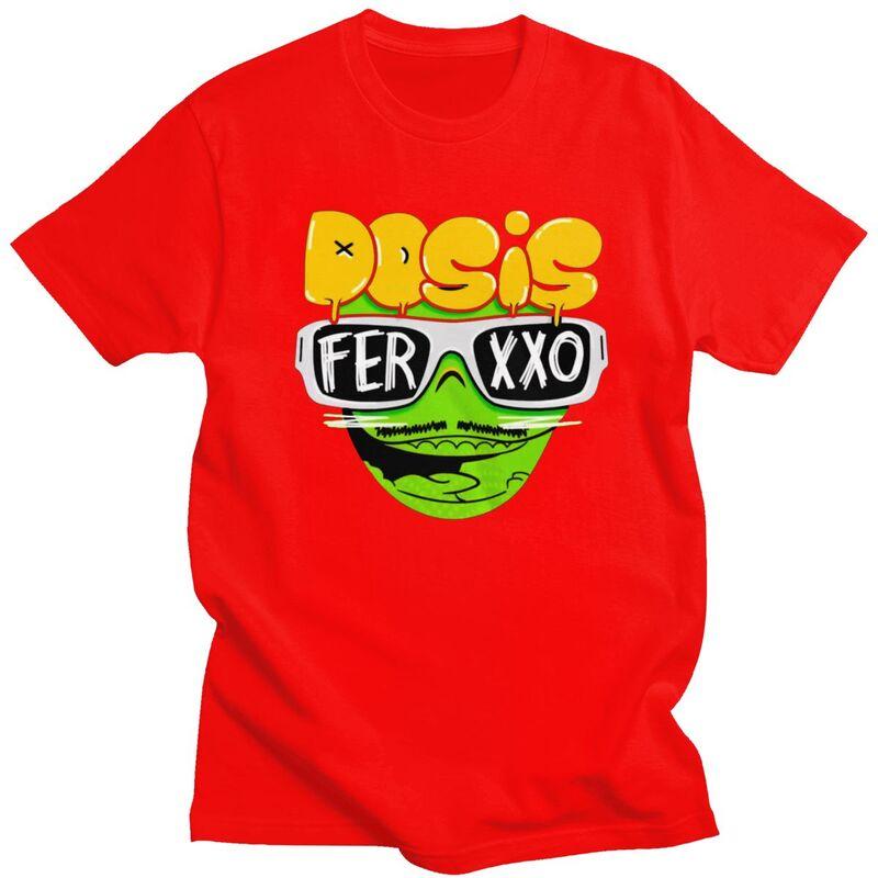 

Custom Classic Pop Singer Feid Ferxxo T Shirts Men Short Sleeve Tshirts Streetwear Tee Slim Fit Tshirts Merch S