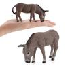 Simulation Animals Model Ornaments Lifelike Donkey Action Figures Children Cognitive Puzzle Toys For Gifts