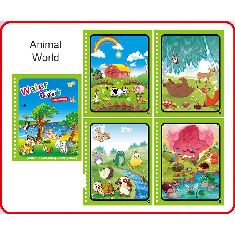 Water Coloring Books Party Favors Suitable for Kids Children Day Birthday Reuse Novelty Festival Gifts Gathering Supplies TMZ