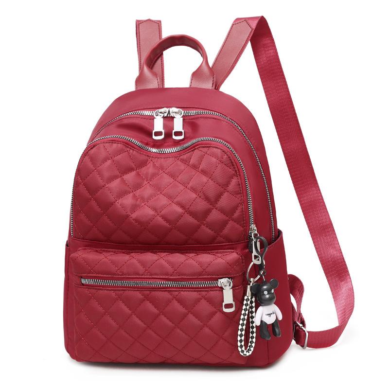 Bag New Women's Large Capacity Backpack Fashion Oxford Cloth College Student School Bag Lightweight Travel Backpack