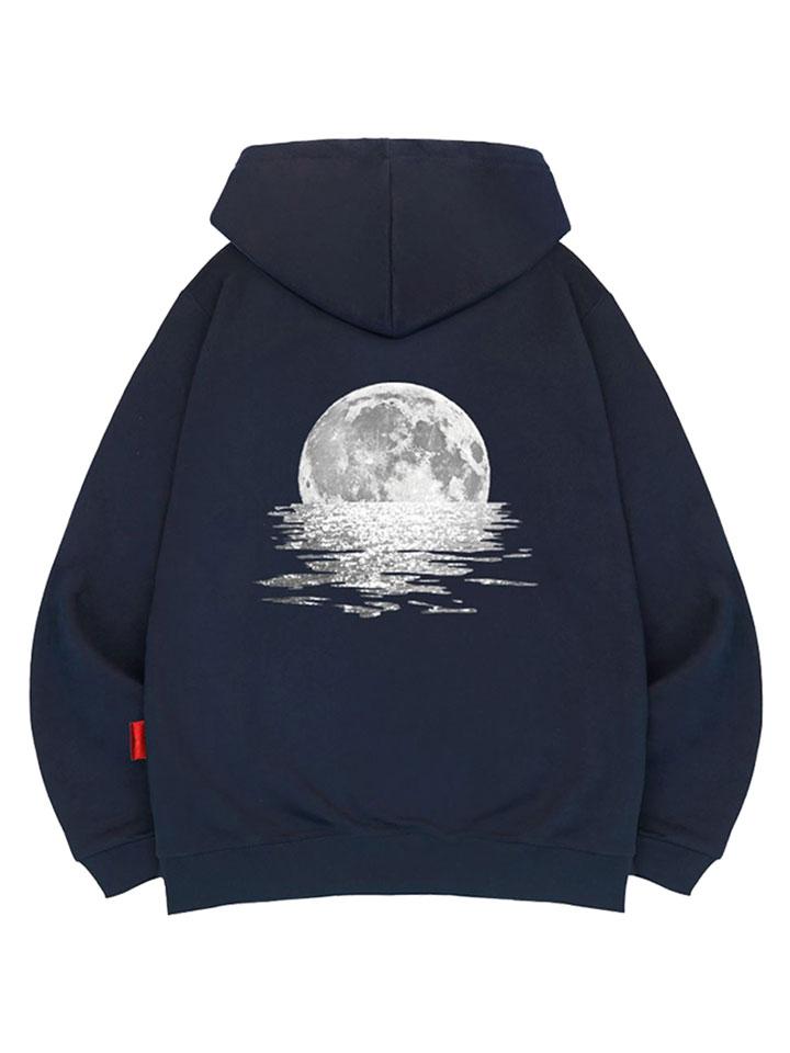 Locked Moon Hoodie Unisex Big Size M~4Xl (Type A)