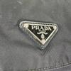 PRADA Triangular logo Messenger bag black Women used