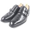 HERMES JOHN LOBB Dress Shoes LORD Double Monk Strap Black Museum Calf 41.5 Used