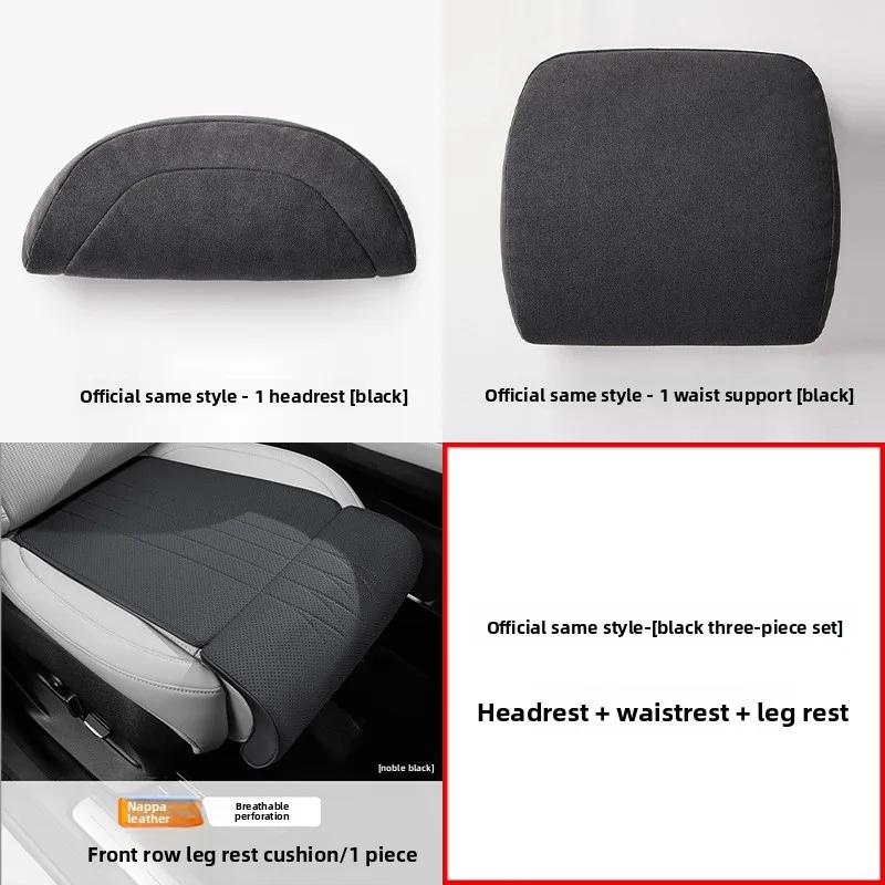 Car Sticker For Tesla Model 3 Model Y Official Headrest Waist Backrest Cushion Rebound Fur Car Pillow Neck Protection Car Sticke