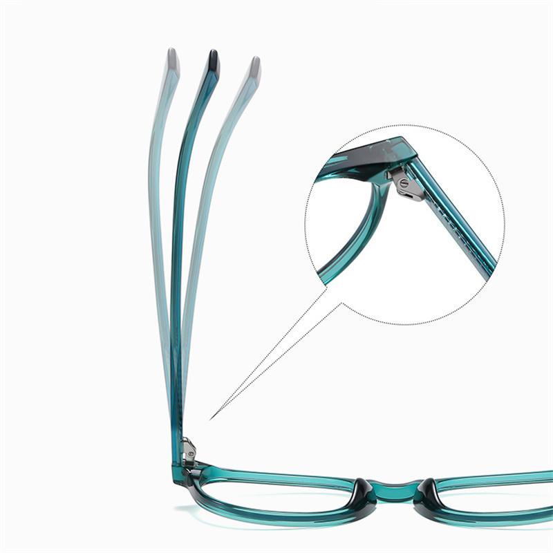 TR90 Big Frame Round Hyperopia Eyeglasses for Women Men Power 0 to -6 0 Anti Blue Light Prescription Spectacles