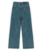 Nigaennikol Vintage Washed Straight Denim Pants_Vintage Blue