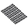 50/100Pcs Zippers Pull Cord Lock Cord Ends Replacement Cord Lock Clasp Shoelace Ends for Paracord Cord Shoes Backpacks