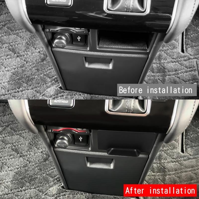 For Mitsubishi Delica D:5  2024 2025 ABS Plastic Central Control Drawer Storage Box Privacy Item Cover Interior Accessories